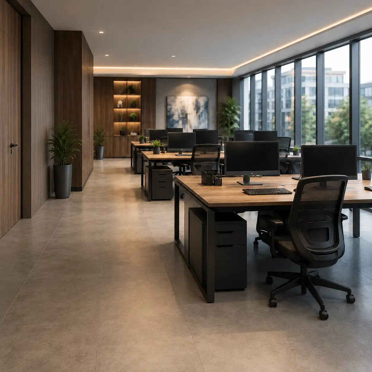 Modernes Büro für IT-Betreuung von Unternehmen
